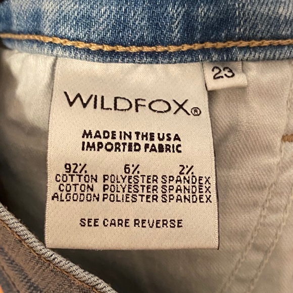 Wildfox Lara Mid-Rise Denim Short - Picture 3 of 4